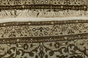 Cream Floral Kirman 2X3 Oriental Rug