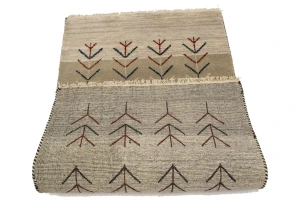 Multicolored Stripes Tribal 3X5 Indo-Gabbeh Oriental Rug