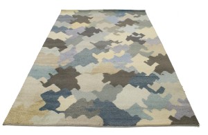 Multicolored Abstract 7X10 Indo-Gabbeh Oriental Rug