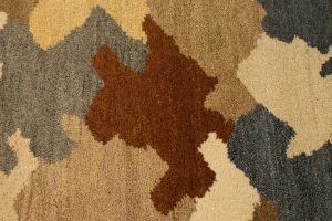 Multicolored Abstract 6'5X9'9 Indo-Gabbeh Oriental Rug