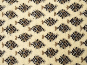 Cream Floral 2'5X9 Indo Botemir Oriental Runner Rug