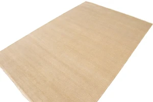 Beige/Cream Grass Design 6X9 Modern Oriental Rug