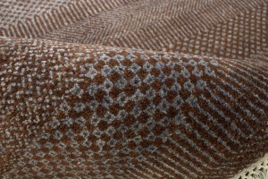 Brown Grass Design 4X6 Modern Oriental Rug