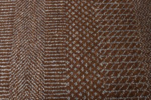 Brown Grass Design 4X6 Modern Oriental Rug
