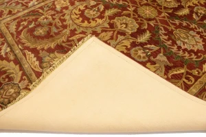 Red Floral Modern 10X13 Oriental Hand-Tufted Rug