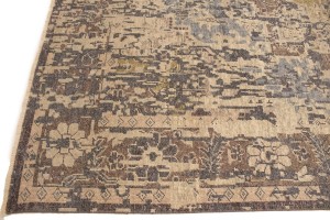 Floral Heriz Serapi 8X10 Transitional Oriental Rug
