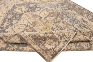 Floral Heriz Serapi 8X10 Transitional Oriental Rug