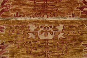 Rust Orange Transitional Floral 6X9 Oriental Rug