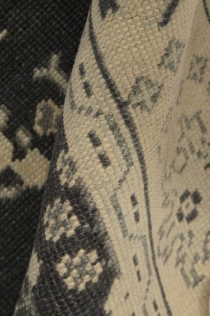 Charcoal Transitional Floral 6X9 Oriental Rug