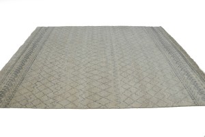 Cream Geometric Modern 8X10 Moroccan Style Oriental Rug