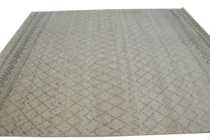 Cream Geometric Modern 8X10 Moroccan Style Oriental Rug