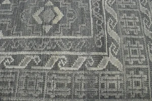 Gray Transitional Geometric 6X9 Oriental Rug