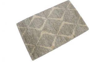 Greige Geometric Modern 2X3 Moroccan Style Oriental Rug