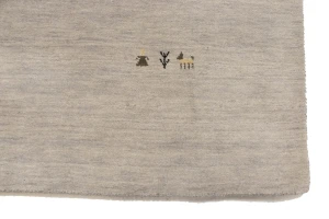 Greige Tribal 8X10 Gabbeh Modern Rug