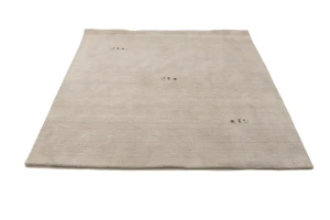 Greige Tribal 6X6 Gabbeh Modern Square Rug