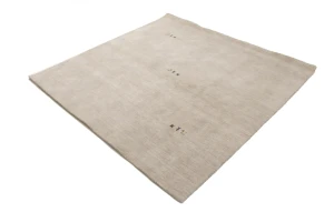 Greige Tribal 6X6 Gabbeh Modern Square Rug