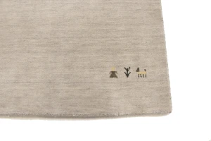 Greige Tribal 3X10 Gabbeh Modern Runner Rug