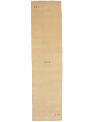 Cream Tribal 3X10 Gabbeh Modern Runner Rug