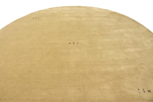 Beige Tribal 8X8 Gabbeh Modern Round Rug