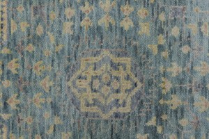 Green Geometric 10X14 Mamluk Oriental Rug