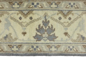 Gray Floral 6X9 Oushak Oriental Rug