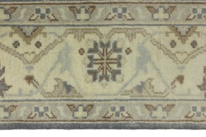 Gray Floral 6X9 Oushak Oriental Rug