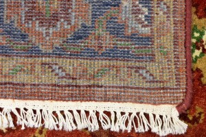 Orange-red Floral 4X6 Indo-Mahal Oriental Rug