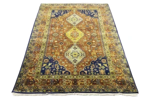 Rust Tribal 4X6 Indo-Yalameh Oriental Rug