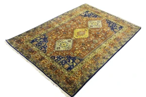 Rust Tribal 4X6 Indo-Yalameh Oriental Rug