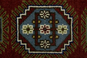 Rusty Red Tribal 2'3X6'6 Kazak Oriental Runner Rug