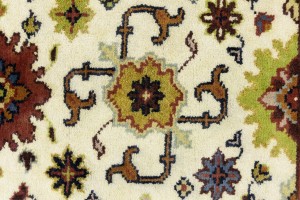Cream Floral 6X9 Chobi Oriental Rug