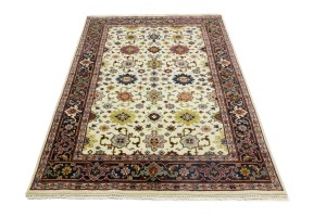 Cream Floral 6X9 Chobi Oriental Rug