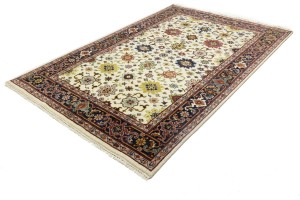 Cream Floral 6X9 Chobi Oriental Rug