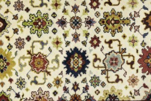 Cream Floral 6X9 Chobi Oriental Rug