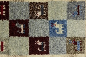 Multicolored Tribal 1'4X4 Indo-Gabbeh Oriental Rug