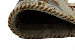 Multicolored Tribal 1'4X4 Indo-Gabbeh Oriental Rug