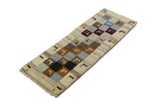 Multicolored Tribal 1'4X4 Indo-Gabbeh Oriental Rug