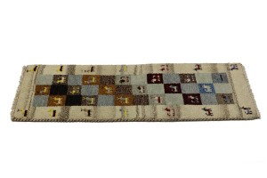 Multicolored Tribal 1'4X4 Indo-Gabbeh Oriental Rug