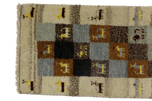 Multicolored Tribal 1'4X4 Indo-Gabbeh Oriental Rug