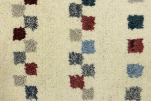 Cream Tribal 1'4X3'9 Indo-Gabbeh Oriental Rug