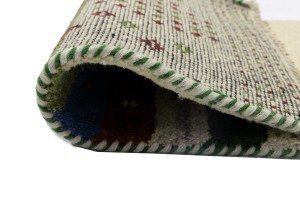 Multicolored Stripes Tribal 1'4X4 Indo-Gabbeh Oriental Rug