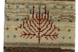 Multicolored Tribal 1'4X2'7 Indo-Gabbeh Oriental Rug