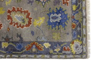Floral Colorfast 2'5X9'9 Oushak Chobi Oriental Runner Rug