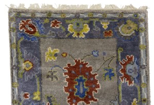 Floral Colorfast 2'5X9'9 Oushak Chobi Oriental Runner Rug