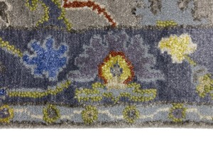 Floral Colorfast 2'5X9'9 Oushak Chobi Oriental Runner Rug
