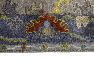 Floral Colorfast 2'5X9'9 Oushak Chobi Oriental Runner Rug