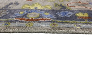 Floral Colorfast 2'5X9'9 Oushak Chobi Oriental Runner Rug