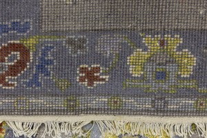 Floral Colorfast 2'5X9'9 Oushak Chobi Oriental Runner Rug
