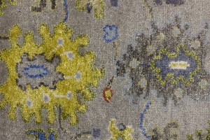 Floral Colorfast 2'5X9'9 Oushak Chobi Oriental Runner Rug