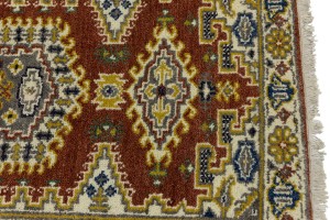 Rusty Red Tribal 2'6X9'9 Indo-Viss Oriental Runner Rug